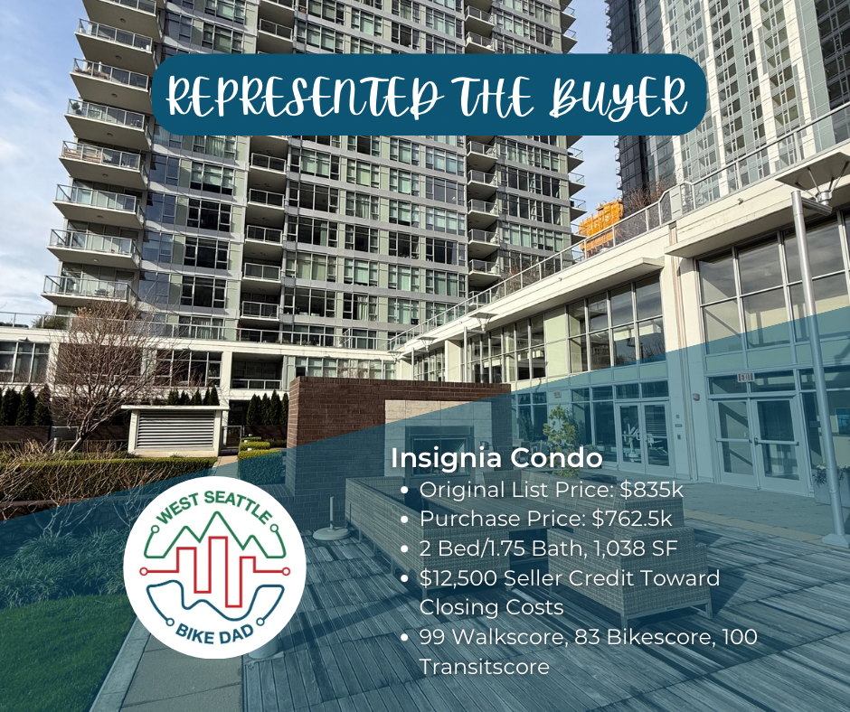 Two Bedroom One and Three Quarters Bath Condo in Insignia Building Belltown Seattle