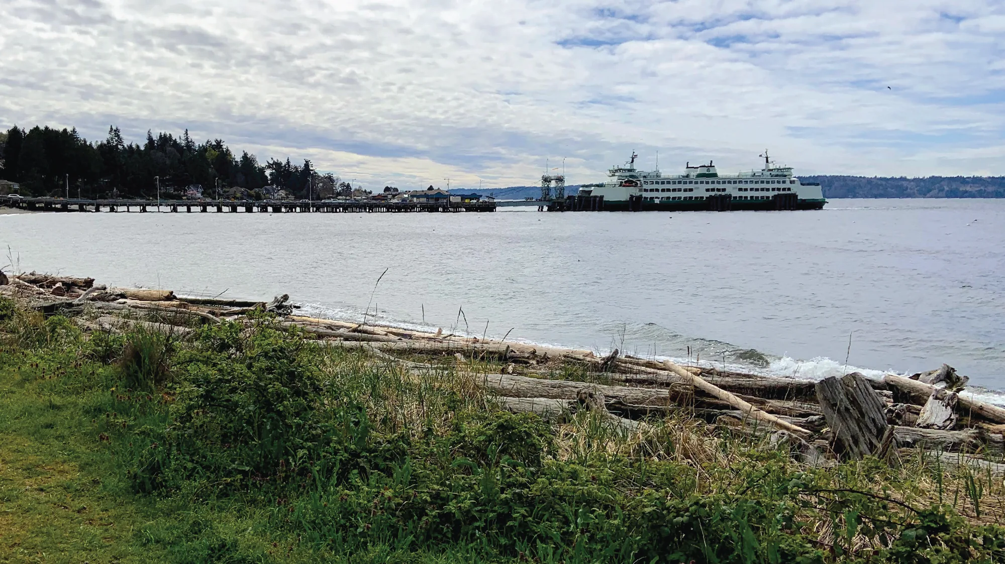 Washington State ferry on Puget Sound